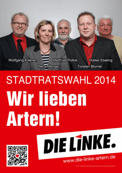 Plakate Stadtratswahl 2014